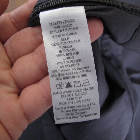 FARROW Charcoal Gray Split Side Wide Leg Pants - Picture 4 of 11